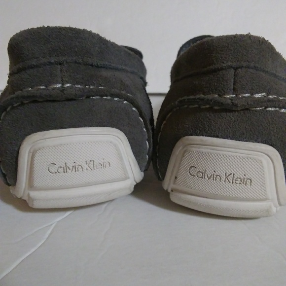 Mens Calvin Klein Suede Shoes - Picture 4 of 6